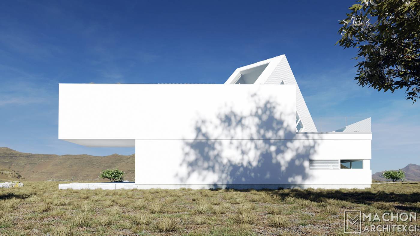 nowoczesny projekt indywidualny w europie dom biały willa w hiszpanii polski architekt